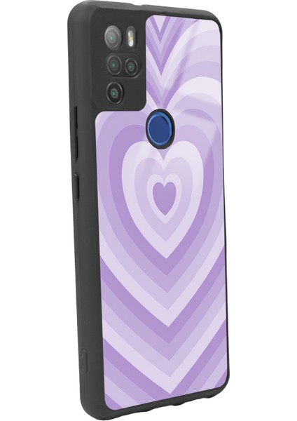 Omix X500 Lila Kalp Tasarımlı Glossy Telefon Kılıfı fiyatları