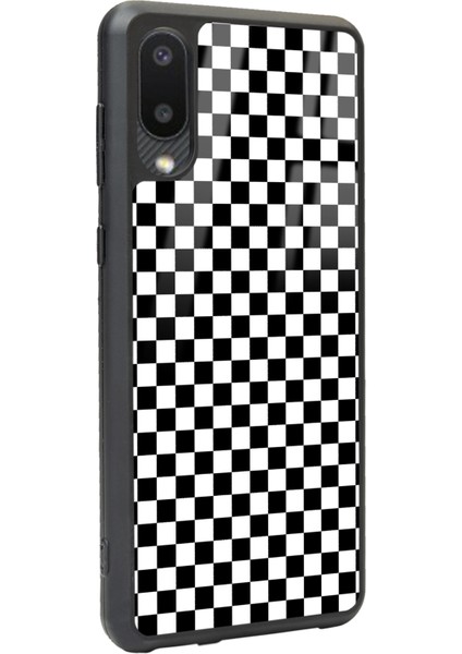 Samsung Galaxy A-02 Damalı Tasarımlı Glossy Telefon Kılıfı fiyatları