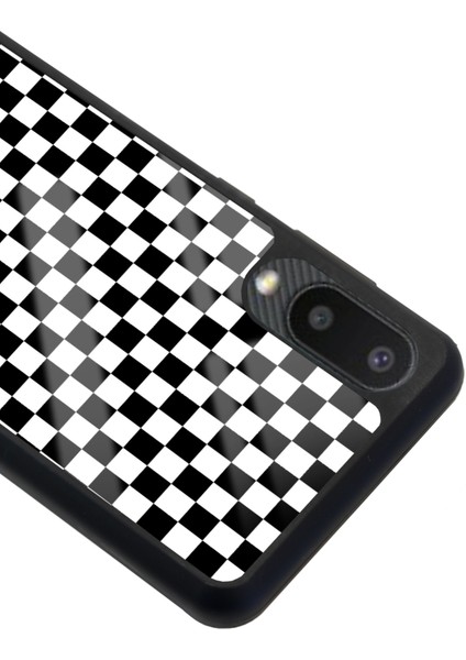 Samsung Galaxy A-02 Damalı Tasarımlı Glossy Telefon Kılıfı modelleri