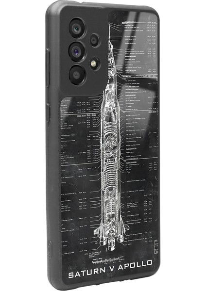 Samsung Galaxy A73 Apollo Plan Tasarımlı Glossy Telefon Kılıfı fiyatları