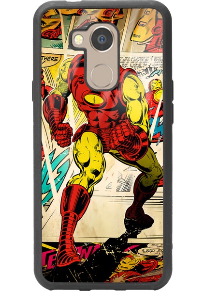 General Mobile Gm 8 Iron Man Demir Adam Tasarımlı Glossy Telefon Kılıfı