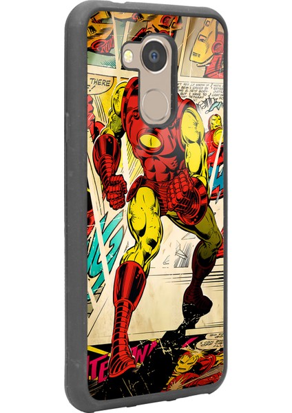 General Mobile Gm 8 Iron Man Demir Adam Tasarımlı Glossy Telefon Kılıfı