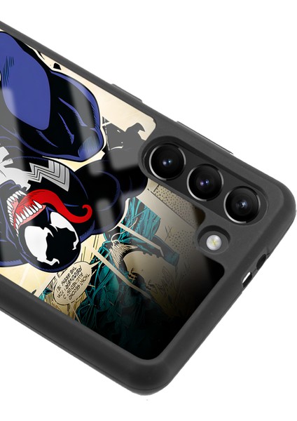 Samsung Galaxy S-21 Plus Venom Tasarımlı Glossy Telefon Kılıfı modelleri