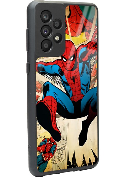 Samsung Galaxy A-33 Spider-Man Örümcek Adam Tasarımlı Glossy Telefon Kılıfı fiyatları