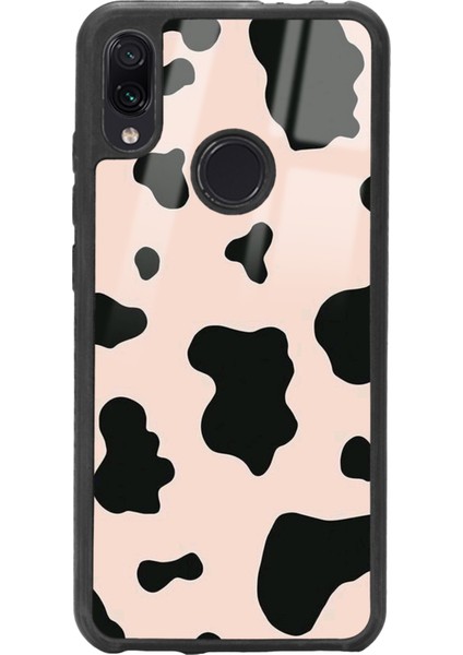 Xiaomi Redmi Note 7 Pink Milky Tasarımlı Glossy Telefon Kılıfı