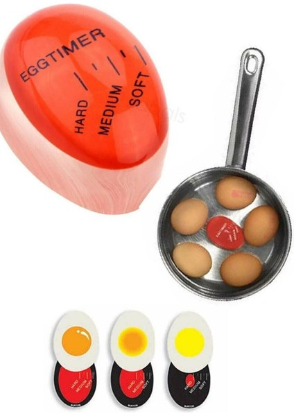 Yumurta Zamanlayıcı Kıvamında Yumurta Yapma Isı Göstergesi Egg Timer