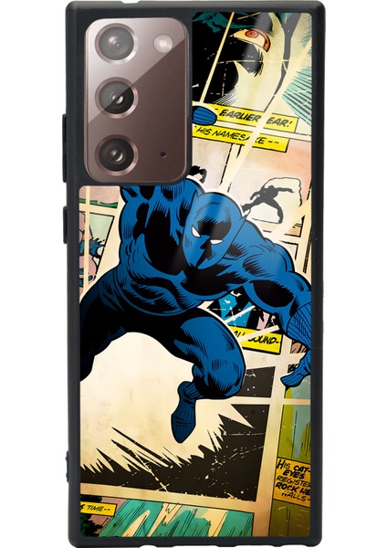 Samsung Galaxy Note 20 Ultra Black Panther Kara Panter Tasarımlı Glossy Telefon Kılıfı
