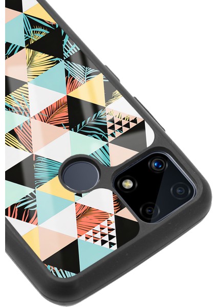 Oppo Realme C25 Retro Duvar Kağıdı Tasarımlı Glossy Telefon Kılıfı modelleri