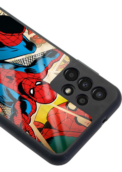 Samsung Galaxy A-13 Spider-Man Örümcek Adam Tasarımlı Glossy Telefon Kılıfı