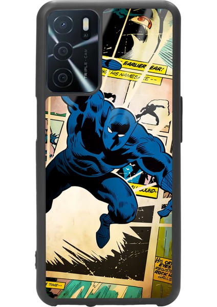 Oppo A-16 Black Panther Kara Panter Tasarımlı Glossy Telefon Kılıfı