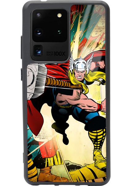 Samsung Galaxy S20 Ultra Thor Tasarımlı Glossy Telefon Kılıfı