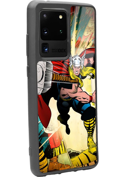 Samsung Galaxy S20 Ultra Thor Tasarımlı Glossy Telefon Kılıfı fiyatları
