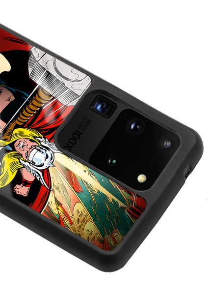 Samsung Galaxy S20 Ultra Thor Tasarımlı Glossy Telefon Kılıfı modelleri