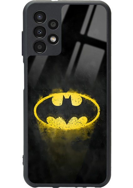 Samsung Galaxy A-13 Yellow Batman Tasarımlı Glossy Telefon Kılıfı