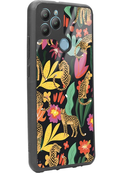 General Mobile Gm 22 Plus Çiçekli Kediler Tasarımlı Glossy Telefon Kılıfı fiyatları