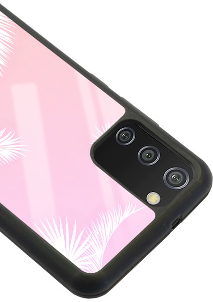 Samsung Galaxy A-02S Beyaz Palmiye Tasarımlı Glossy Telefon Kılıfı modelleri