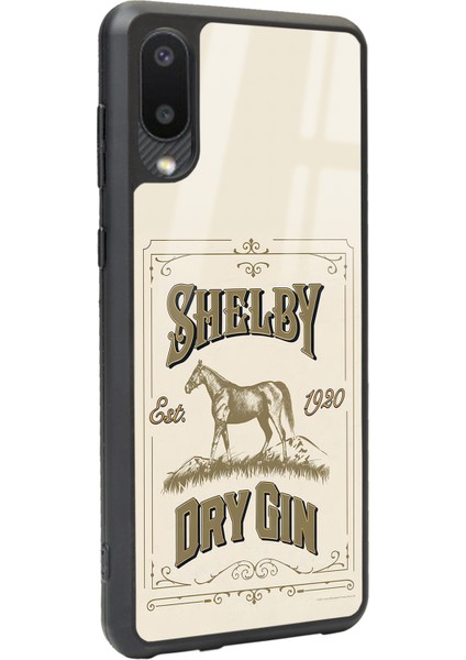 Samsung Galaxy A-02 Peaky Blinders Shelby Dry Gin Tasarımlı Glossy Telefon Kılıfı
