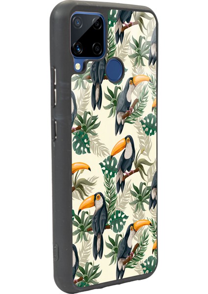 Oppo Realme C15 Tukan Kuşu Tasarımlı Glossy Telefon Kılıfı fiyatları