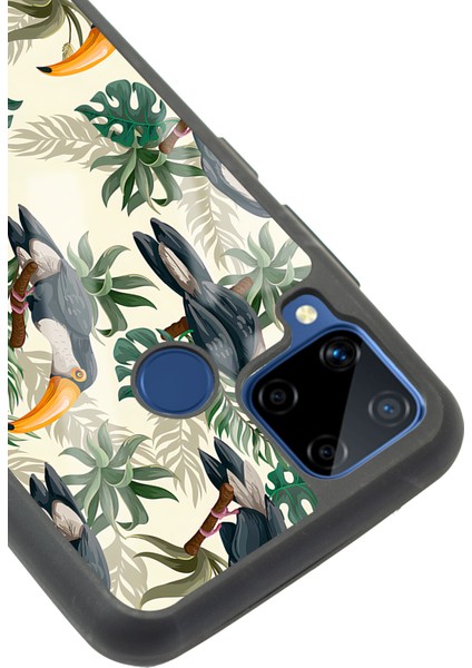 Oppo Realme C15 Tukan Kuşu Tasarımlı Glossy Telefon Kılıfı modelleri