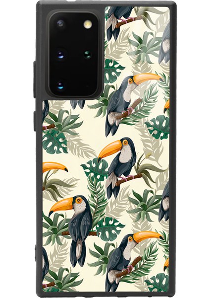 Samsung Galaxy S20 Plus Tukan Kuşu Tasarımlı Glossy Telefon Kılıfı
