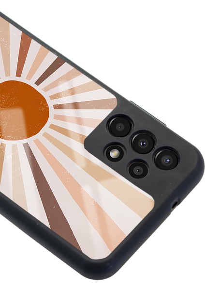 Samsung Galaxy A-13 Retro Güneş Tasarımlı Glossy Telefon Kılıfı modelleri