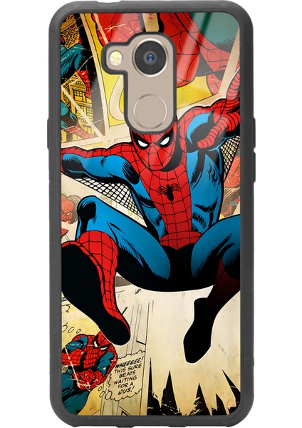 General Mobile Gm 8 Spider-Man Örümcek Adam Tasarımlı Glossy Telefon Kılıfı