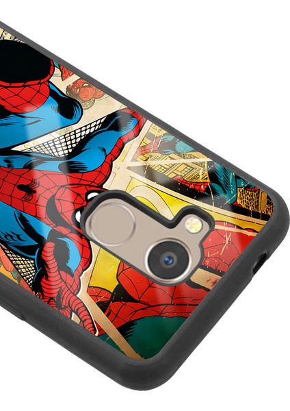 General Mobile Gm 8 Spider-Man Örümcek Adam Tasarımlı Glossy Telefon Kılıfı