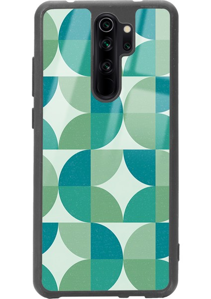 Xiaomi Redmi Note 8 Pro Retro Green Duvar Kağıdı Tasarımlı Glossy Telefon Kılıfı