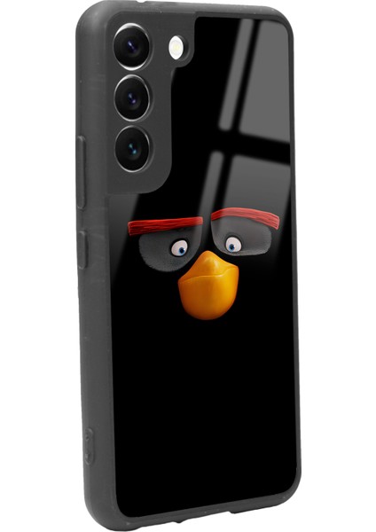 Samsung Galaxy S22 Black Angry Birds Tasarımlı Glossy Telefon Kılıfı fiyatları