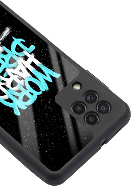 Samsung Galaxy A-22 Uzay Motto Tasarımlı Glossy Telefon Kılıfı modelleri