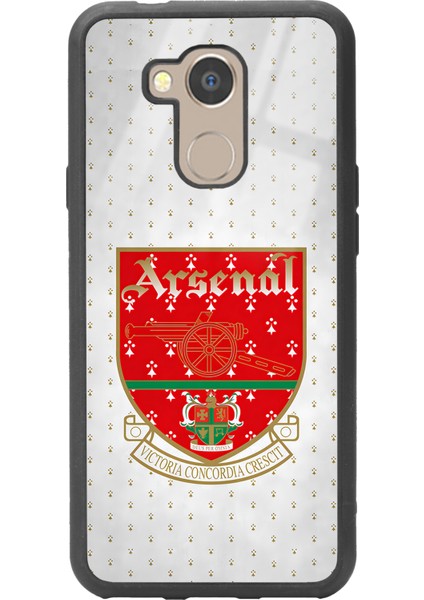 General Mobile Gm 8 Retro Arsenal Tasarımlı Glossy Telefon Kılıfı