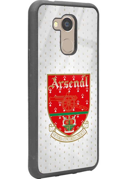 General Mobile Gm 8 Retro Arsenal Tasarımlı Glossy Telefon Kılıfı