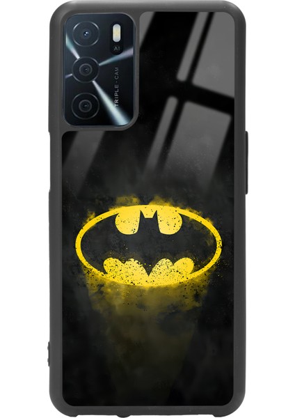 Oppo A-16 Yellow Batman Tasarımlı Glossy Telefon Kılıfı