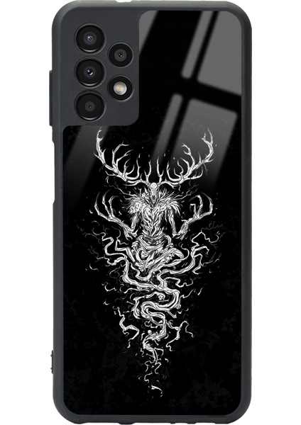 Samsung Galaxy A-13 Witcher 3 Deer Tasarımlı Glossy Telefon Kılıfı