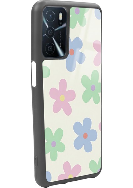 Oppo A-16 Nude Çiçek Tasarımlı Glossy Telefon Kılıfı fiyatları
