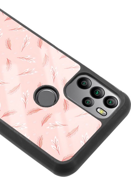 General Mobile Gm 21 Pro Pudra Yapraklı Tasarımlı Glossy Telefon Kılıfı modelleri