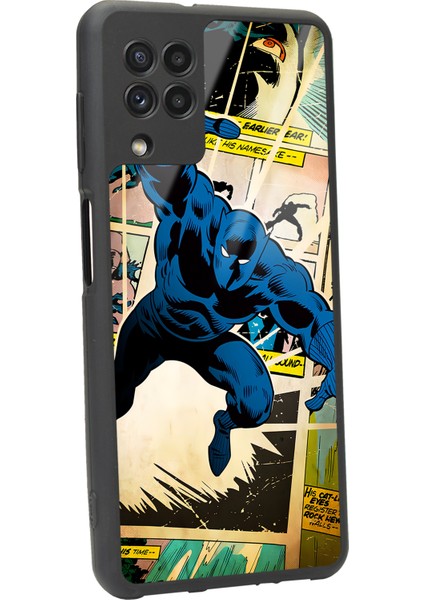 Samsung Galaxy A-22 Black Panther Kara Panter Tasarımlı Glossy Telefon Kılıfı fiyatları