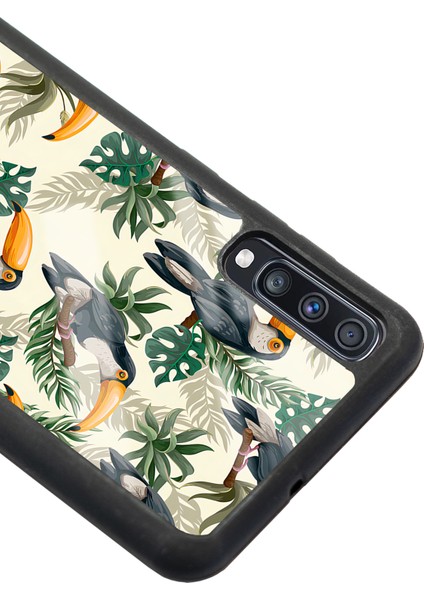 Samsung Galaxy A70 Tukan Kuşu Tasarımlı Glossy Telefon Kılıfı