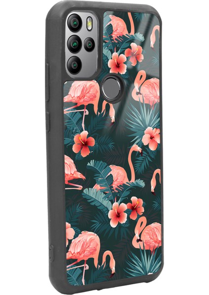 General Mobile Gm 21 Pro Flamingo Leaf Tasarımlı Glossy Telefon Kılıfı fiyatları