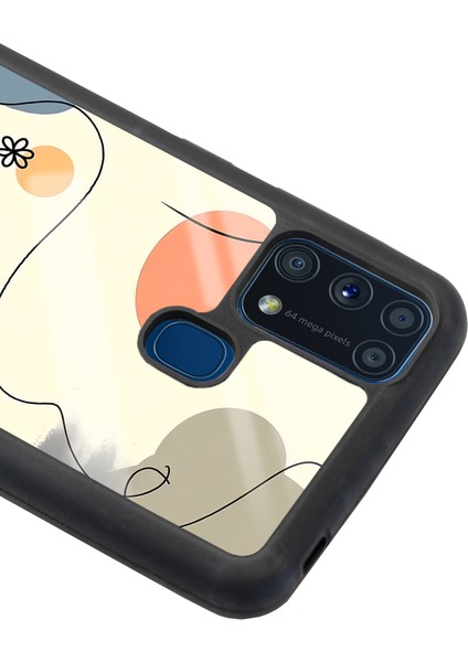 Samsung Galaxy M-31 Nude Papatya Tasarımlı Glossy Telefon Kılıfı modelleri