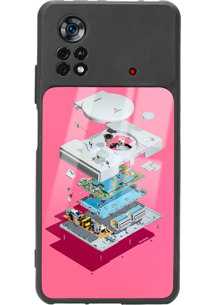 Poco X4 Pro Playstation Tasarımlı Glossy Telefon Kılıfı