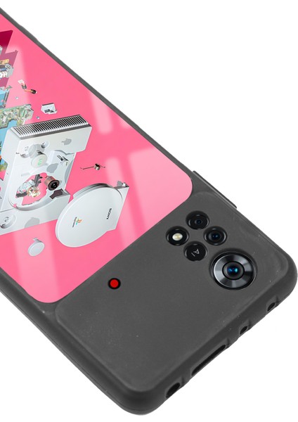 Poco X4 Pro Playstation Tasarımlı Glossy Telefon Kılıfı modelleri