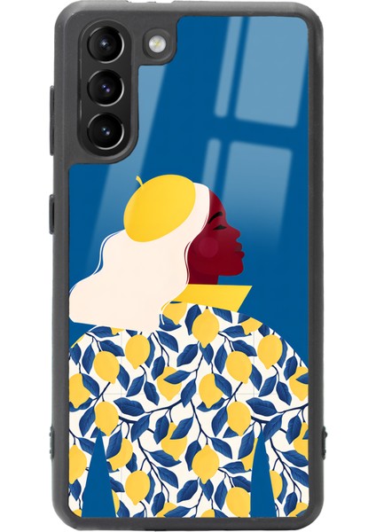 Samsung Galaxy J7 Lemon Woman Tasarımlı Glossy Telefon Kılıfı