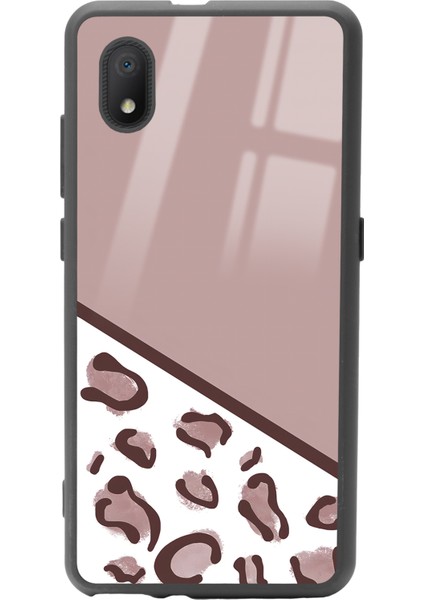 Tcl L7 Kahve Leopar Tasarımlı Glossy Telefon Kılıfı