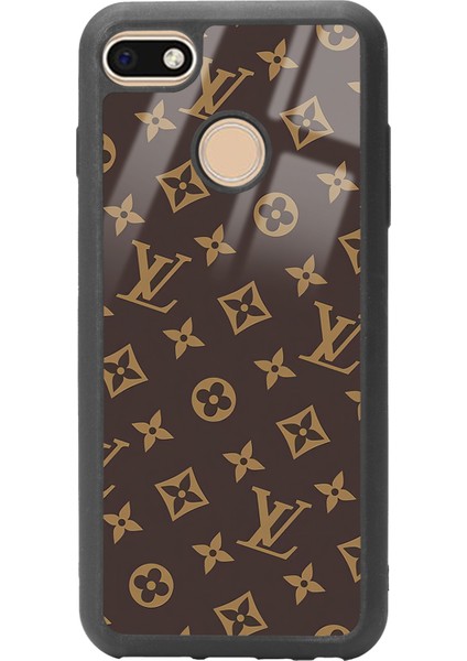 General Mobile Gm 8 Go Kahverengi Lv Tasarımlı Glossy Telefon Kılıfı