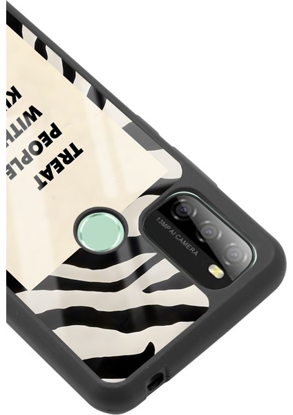 P13 Blue Max 128 Zebra Motto Tasarımlı Glossy Telefon Kılıfı