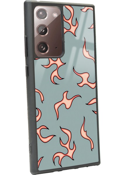 Samsung Galaxy Note 20 Ultra Retro Alev Tasarımlı Glossy Telefon Kılıfı fiyatları