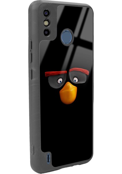 Tecno Spark 6 Go Black Angry Birds Tasarımlı Glossy Telefon Kılıfı fiyatları