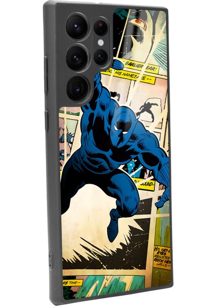 Samsung Galaxy S22 Ultra Black Panther Kara Panter Tasarımlı Glossy Telefon Kılıfı fiyatları