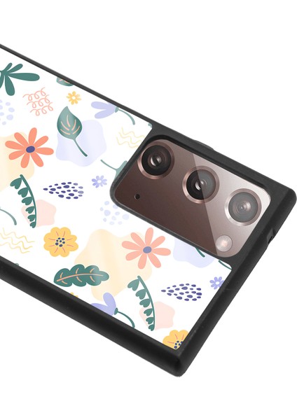Samsung Galaxy Note 20 Ultra Minik Çiçekler Tasarımlı Glossy Telefon Kılıfı modelleri